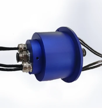Elektro-Pnömatik Slipring 4-Channel, 50A & Q12 Hybrid Slip Ring