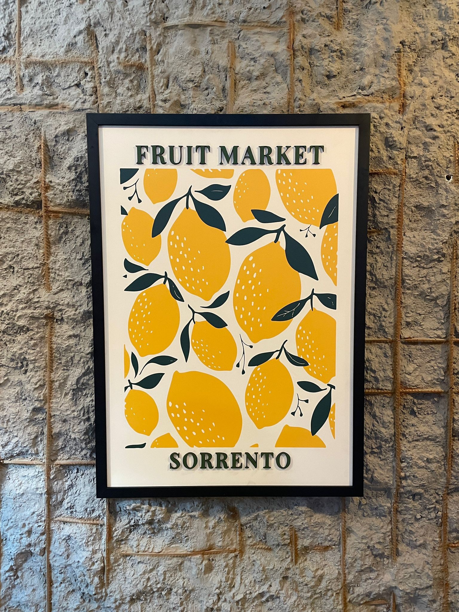 Sorrento Fruit Market Modern Tablo