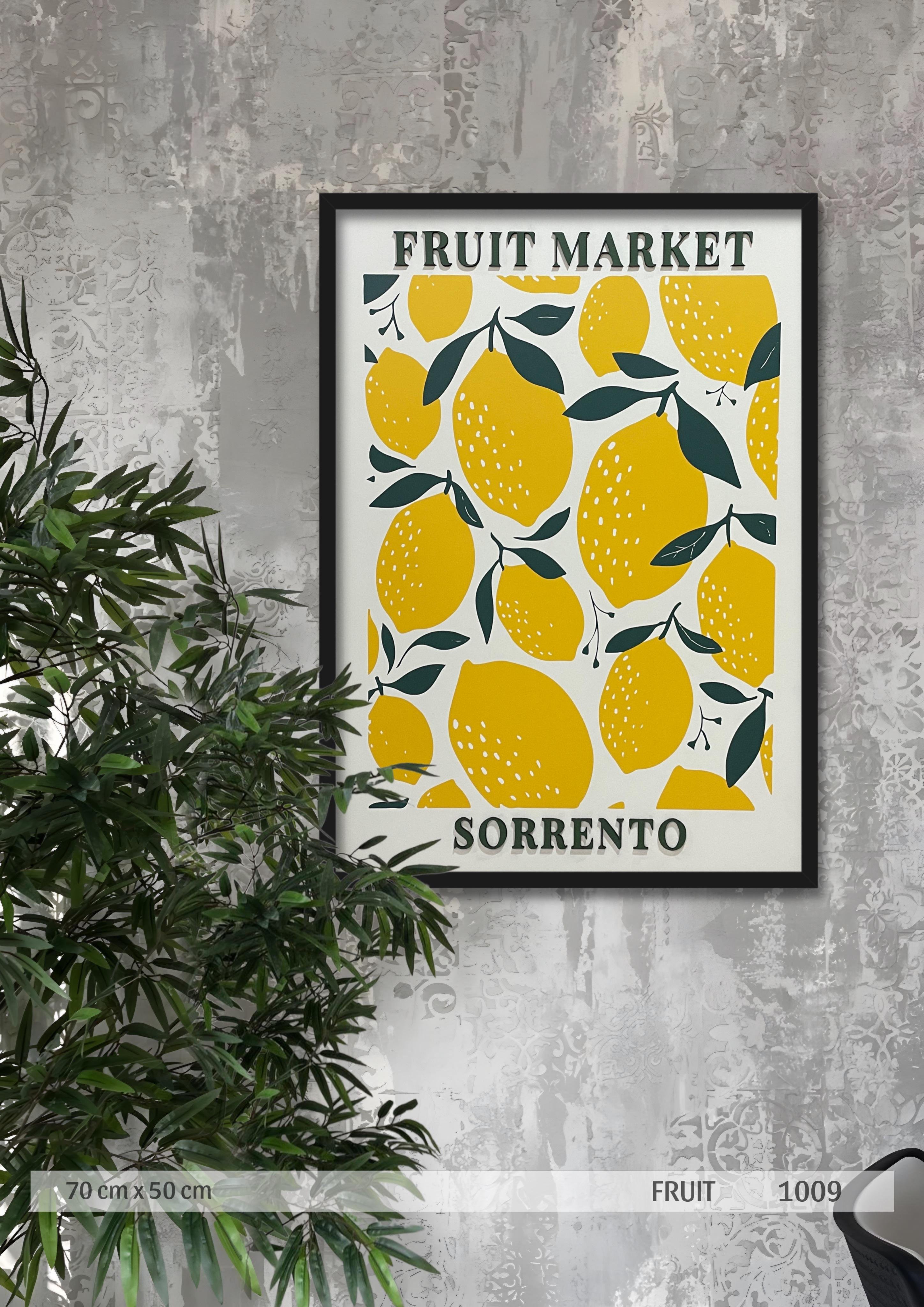 Sorrento Fruit Market Modern Tablo