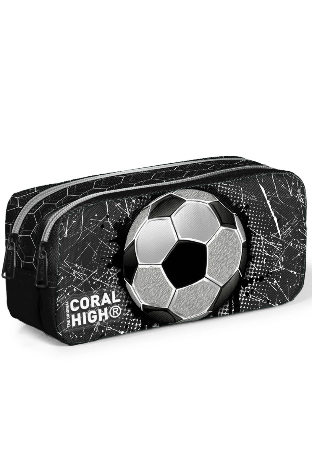 CORAL HİGH FUTBOL DESENLİ 3'LÜ OKUL ÇANTA SETİ