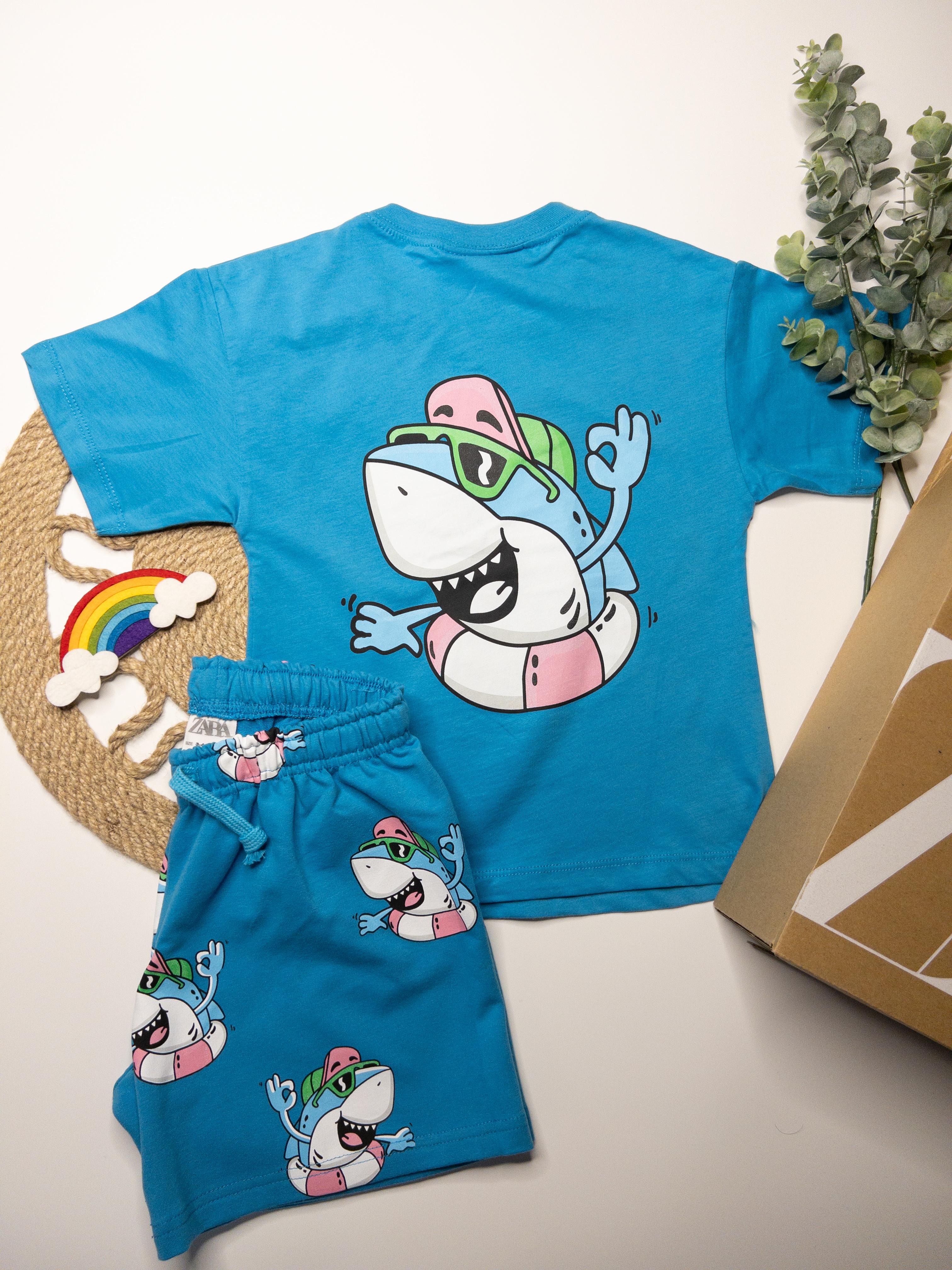 BABY SHARK ŞORTLU TAKIM