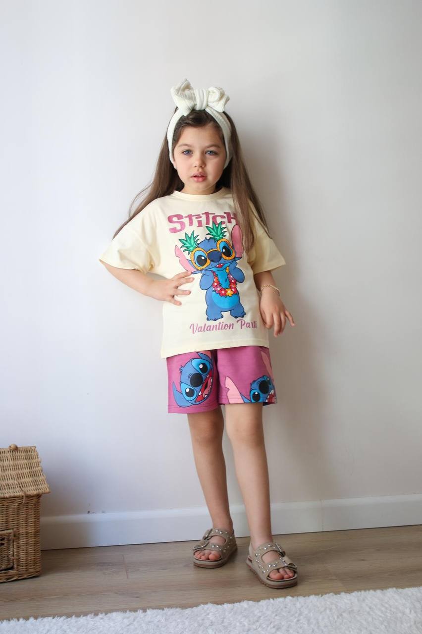 STITCH ŞORTLU TAKIM