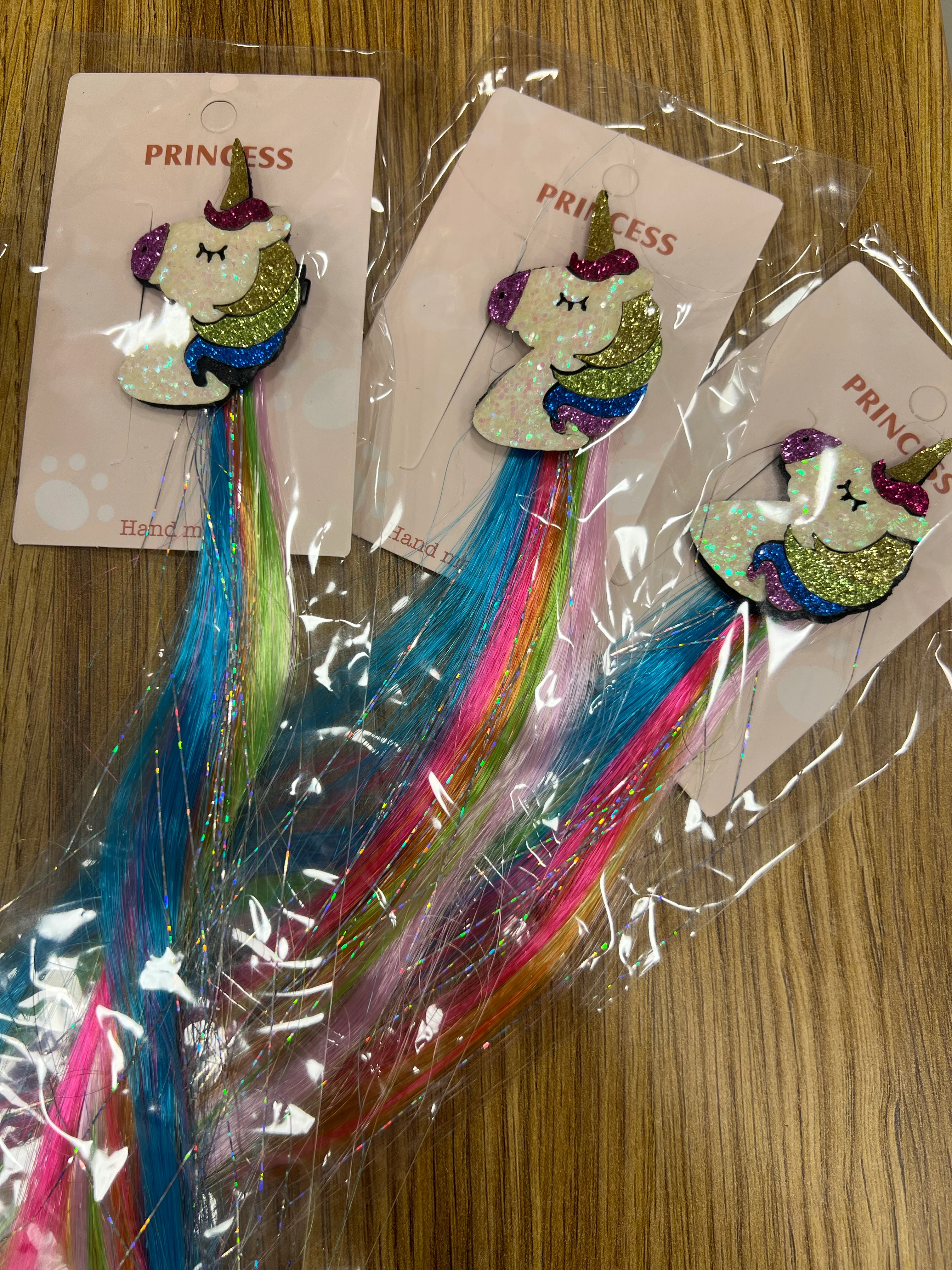 Unicorn Saçlı Pens Toka