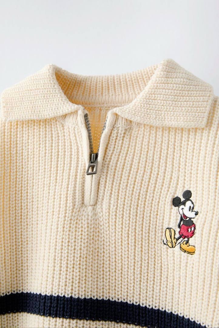 MİCKEY MOUSE FERMUARLI KAZAK