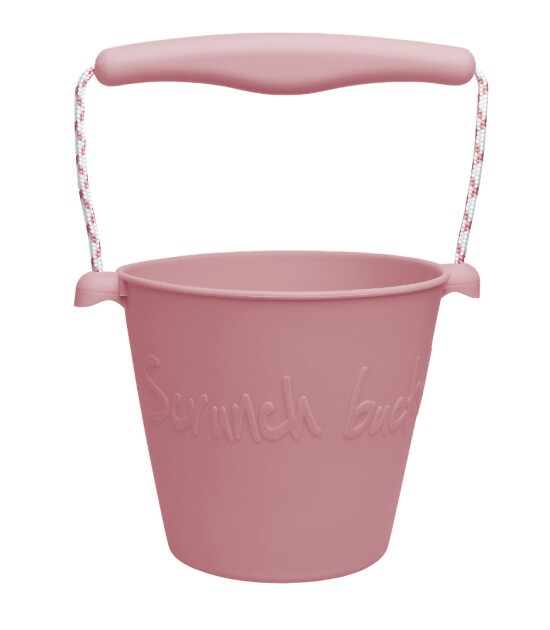 SCRUNCH SİLİKON PLAJ KOVASI PEMBE