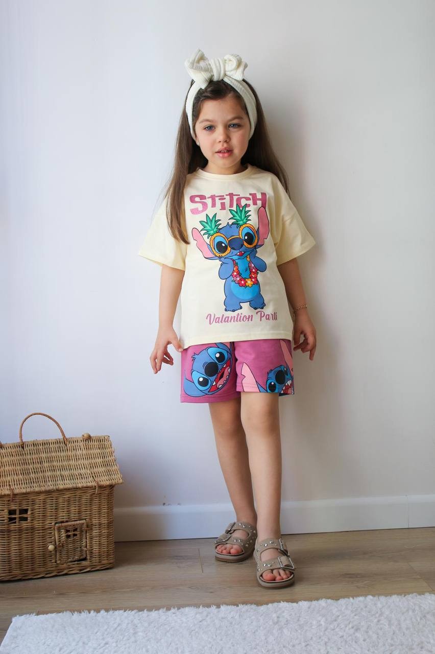 STITCH ŞORTLU TAKIM