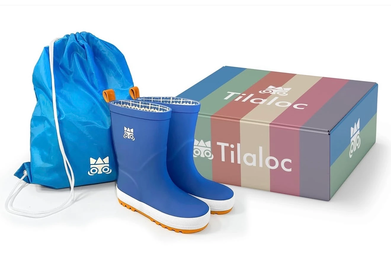 Tilaloc Su Geçirmez Organik Yağmur Botu - Mavi