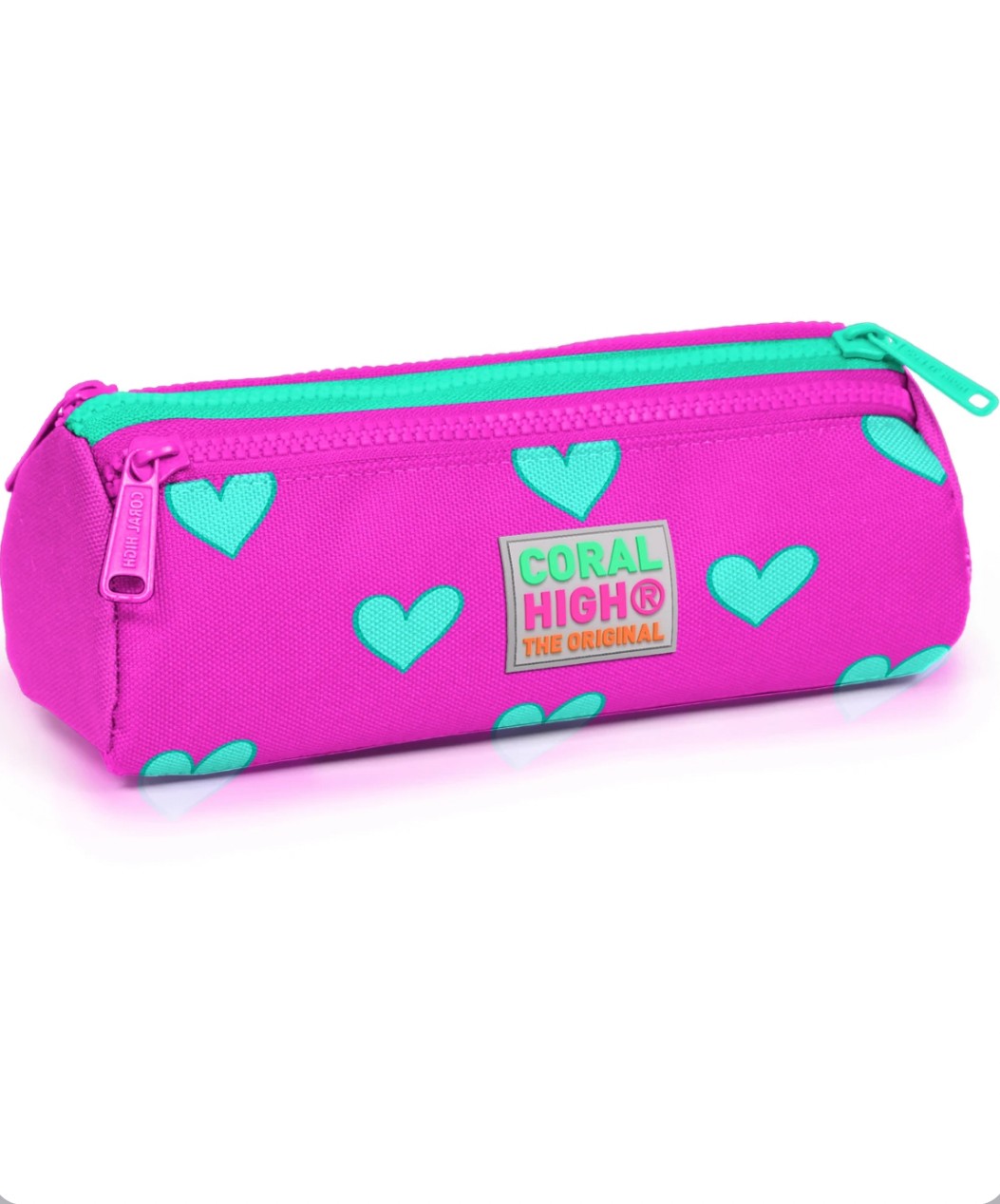 CORAL HİGH NEON KALP DESEN 3'LÜ OKUL ÇANTA SETİ