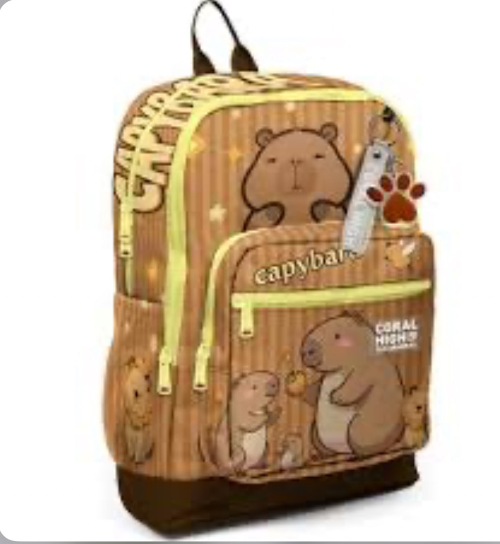 Coral High Capybara Okul Sırt Çantası