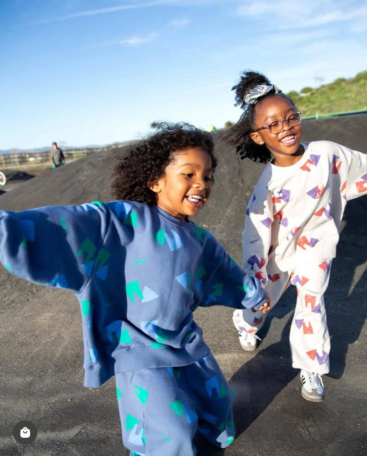 La’ciel Oversize Mavi Takım