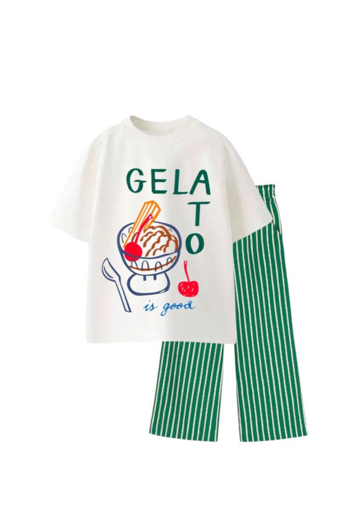 GELATO ÇİZGİLİ TAKIM