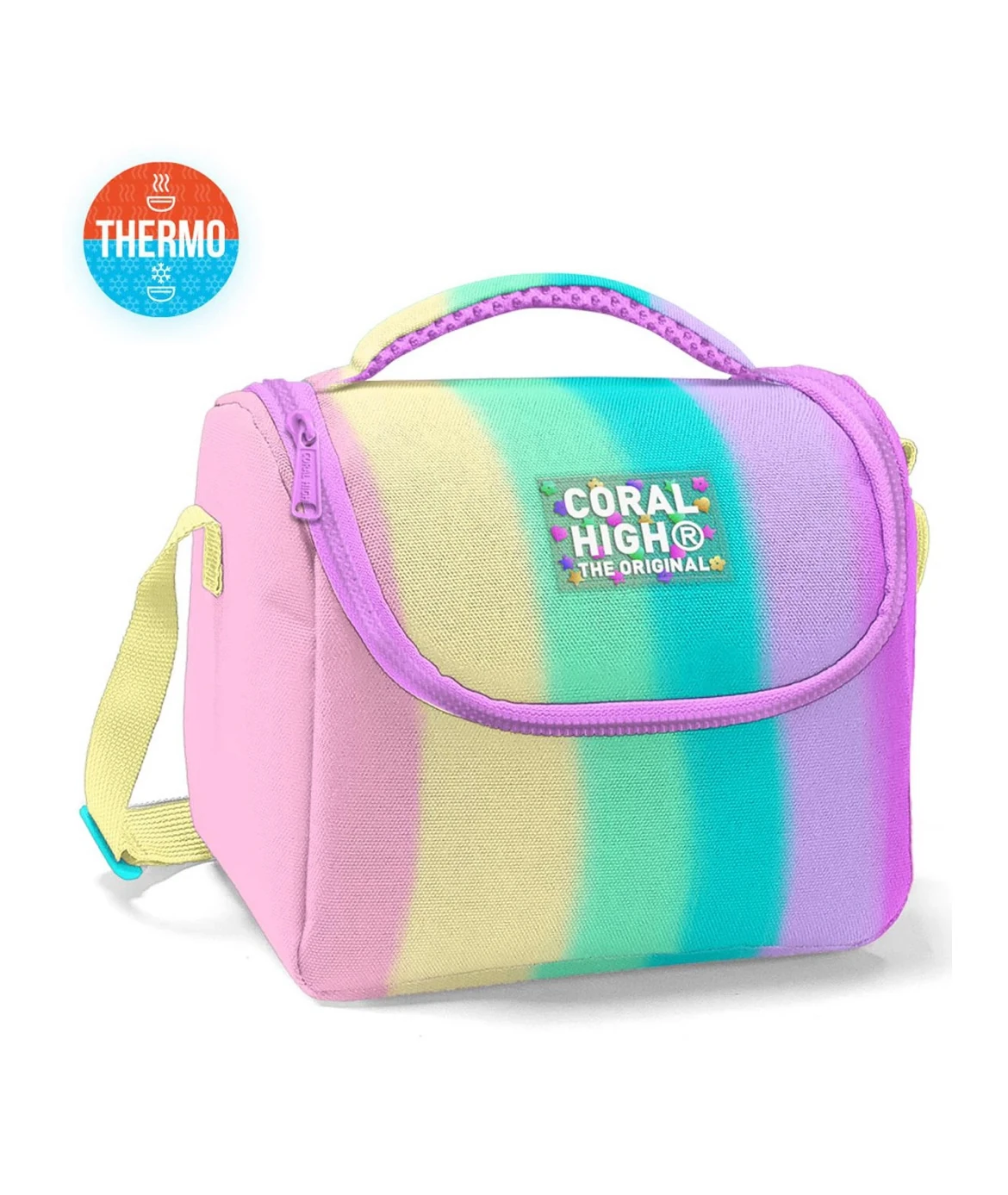 Coral High Renkli 3’lü Okul Çanta Seti