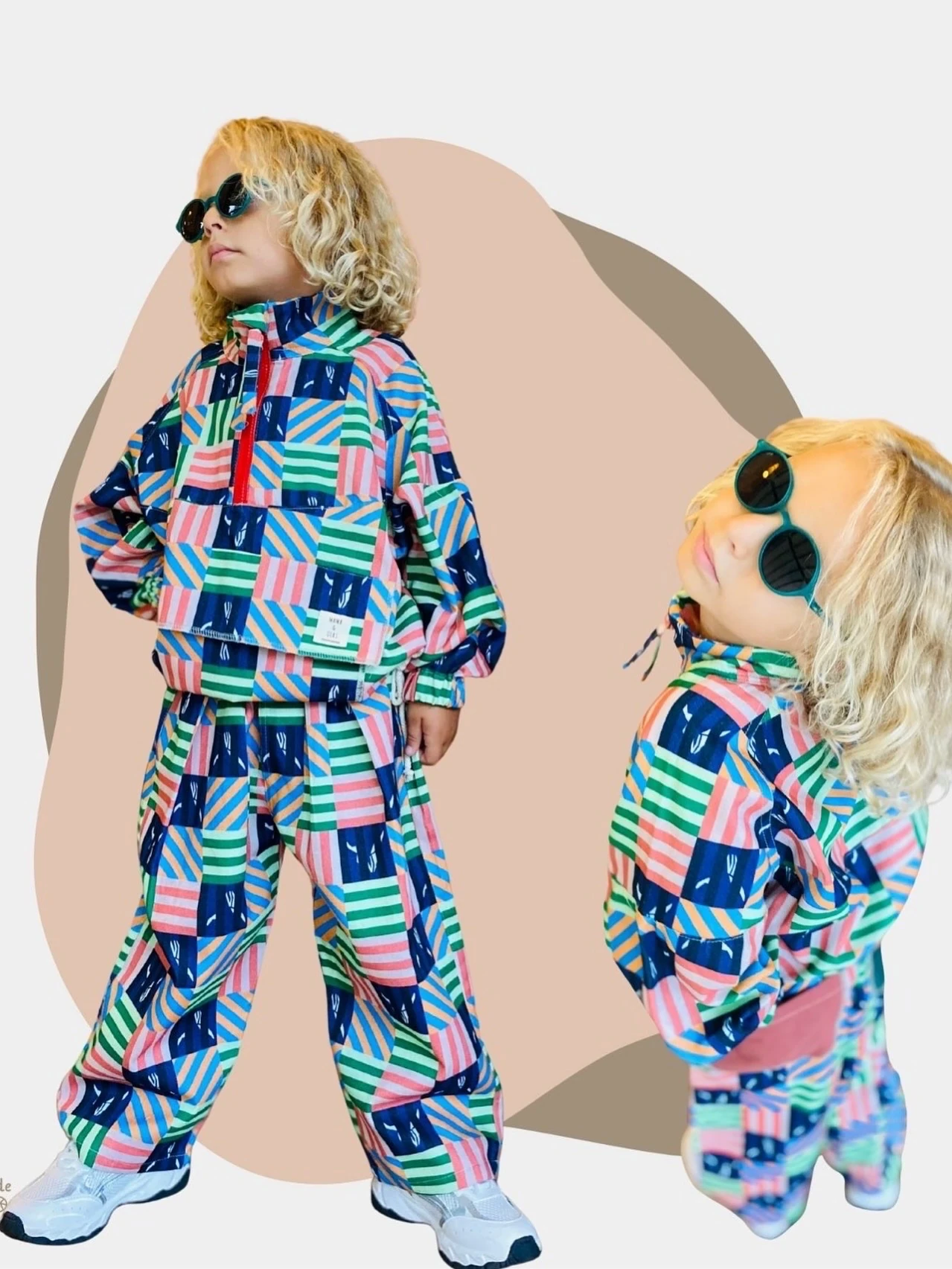 Warm’n Daily Limited Edition Geometrik Desenli Takım