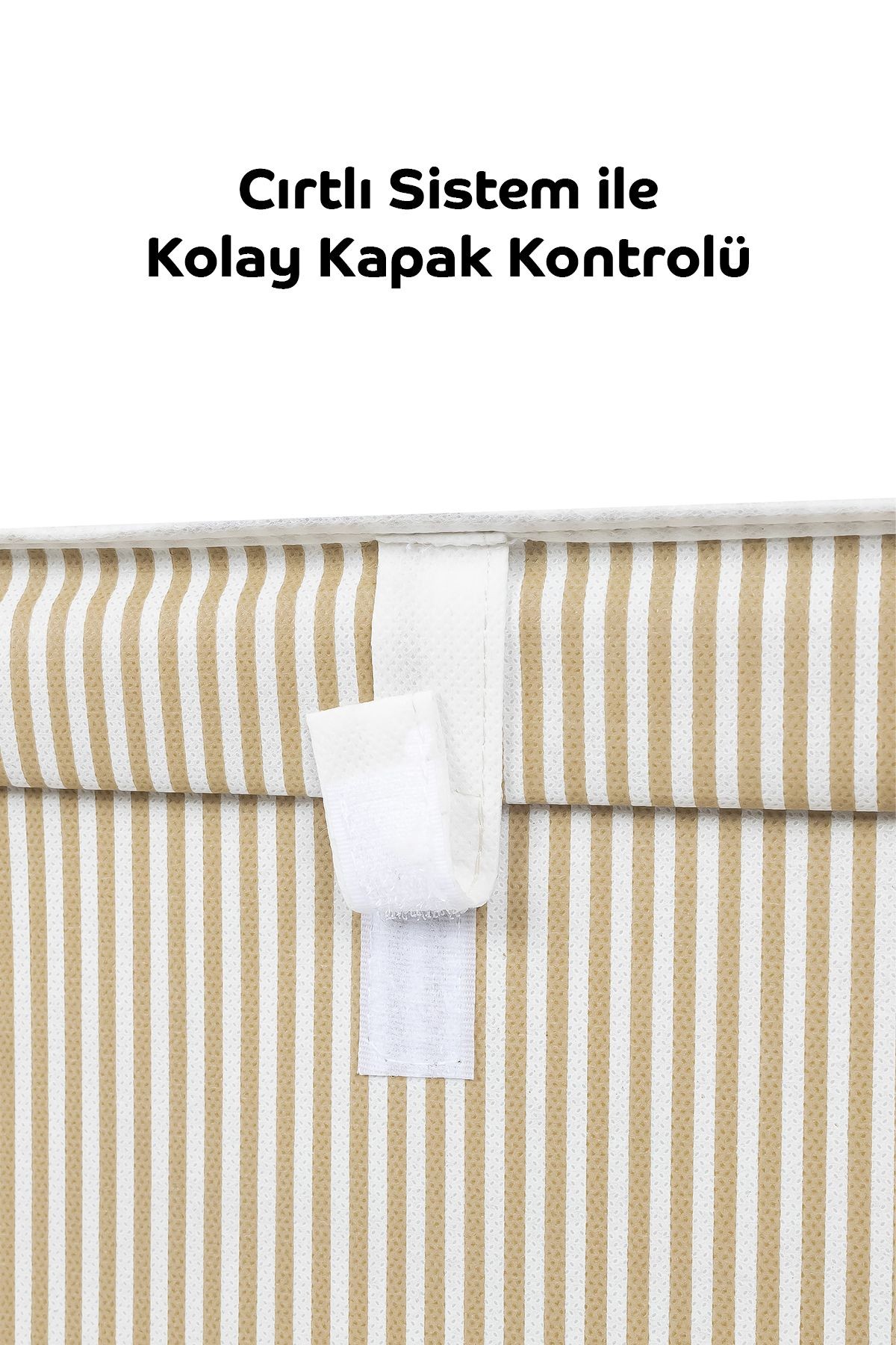 Kapaklı Çok Amaçlı Kutu Hurç, Organizer, Saklama ve Düzenleme, Mega Boy, 60x40x30