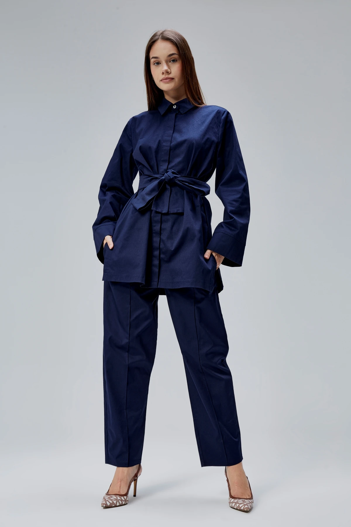 LACİVERT TRENÇ TAKIM