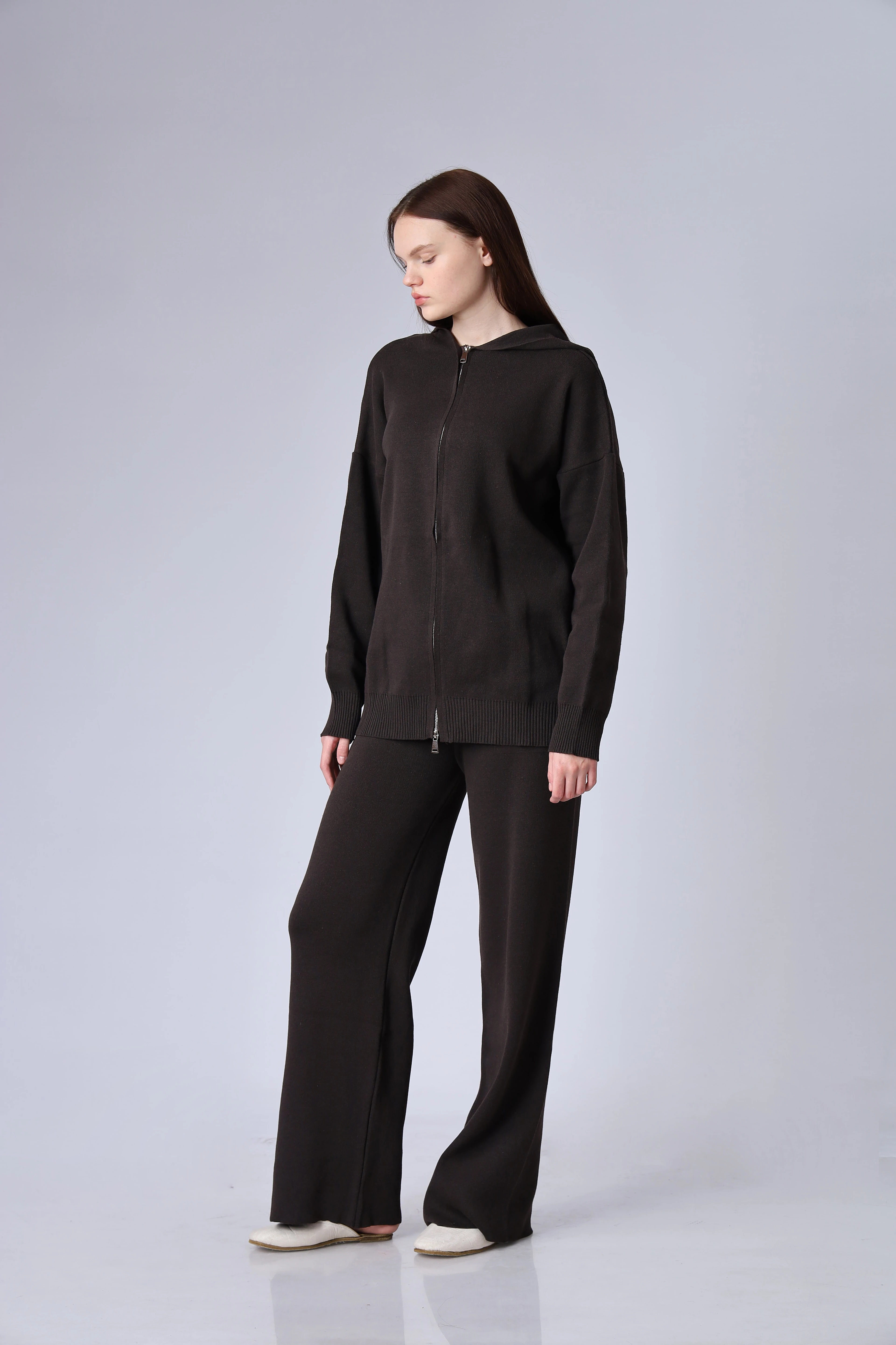 TRİKO TAKIM KAHVERENGİ