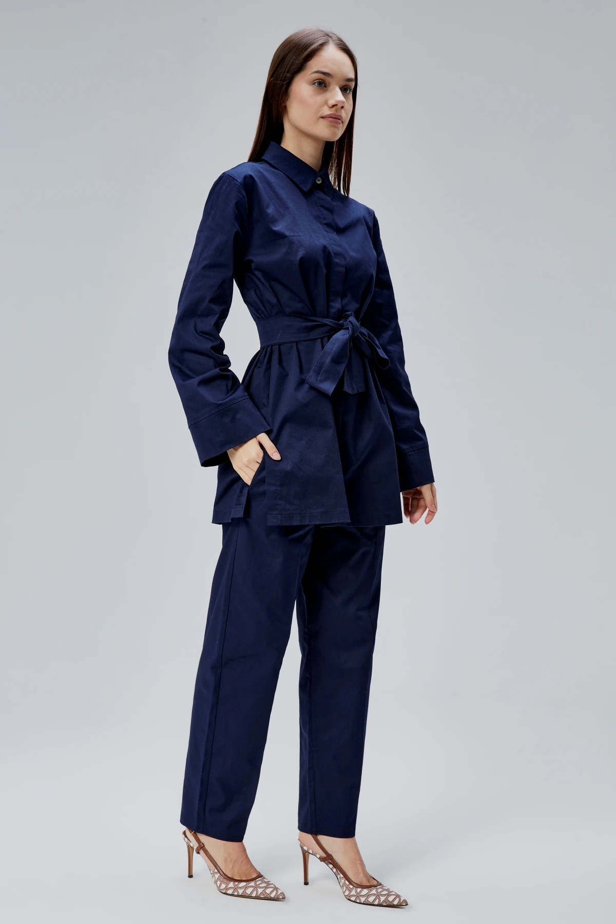 LACİVERT TRENÇ TAKIM