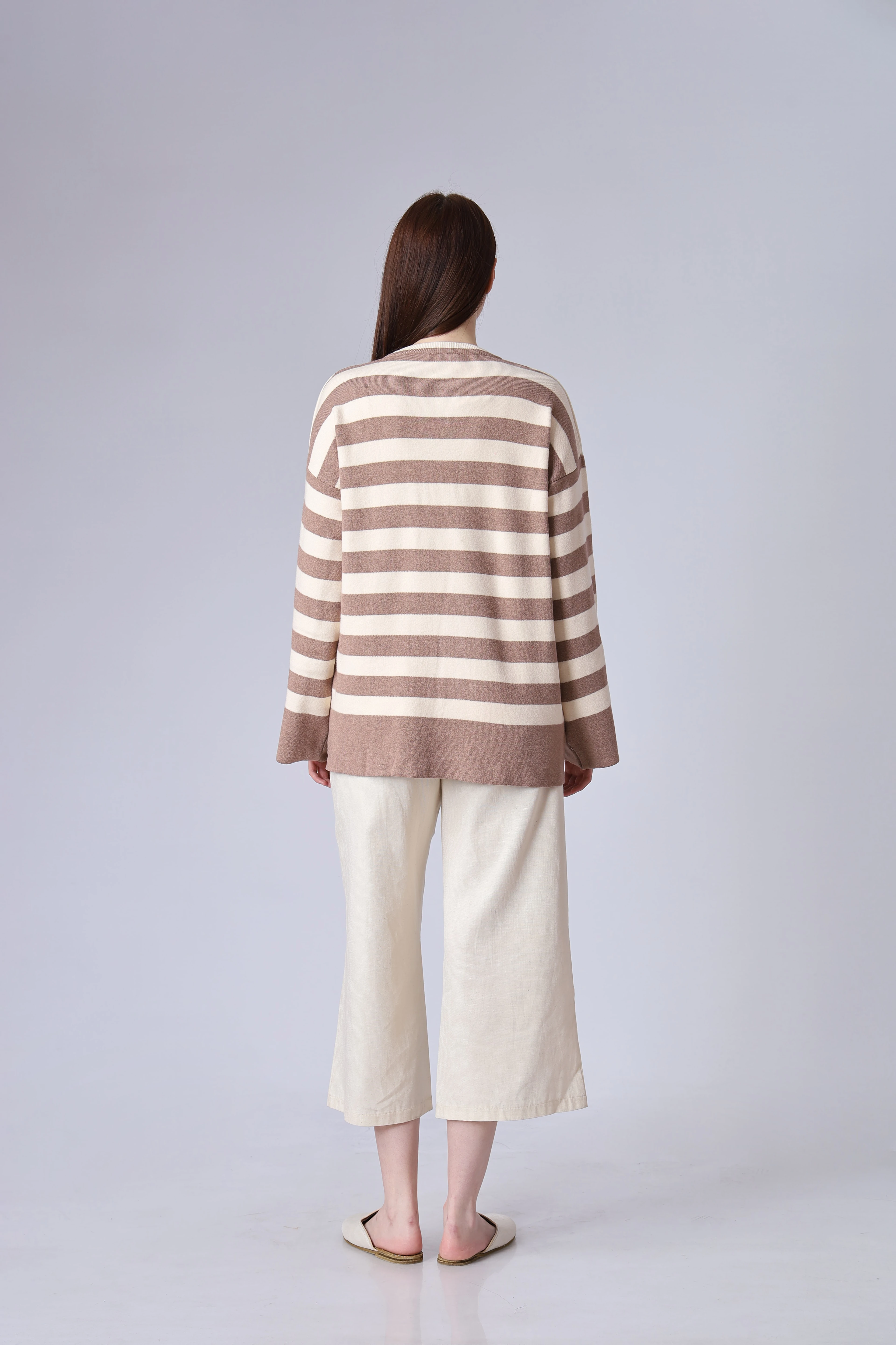 ÇİZGİLİ TRİKO KAZAK