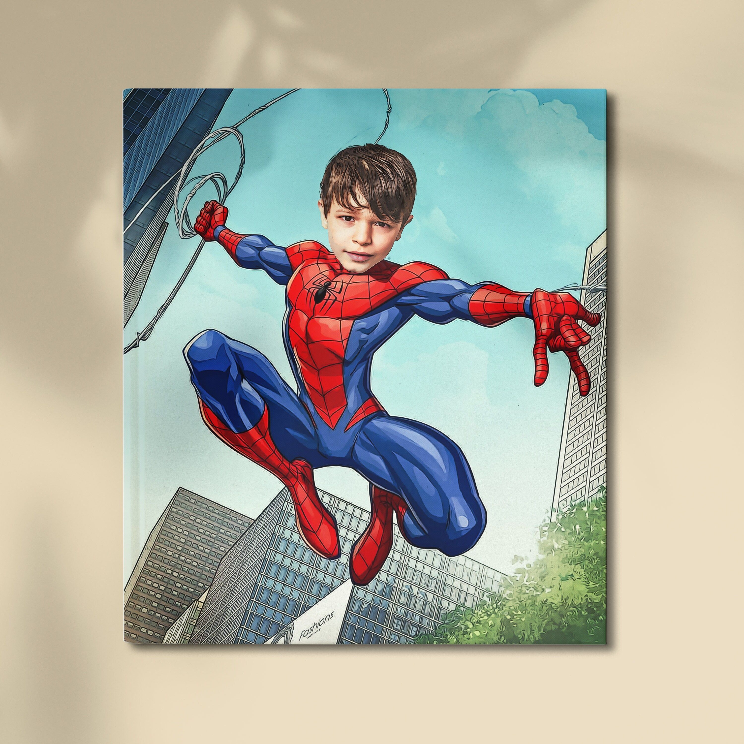 Spider-Man Custom Portrait, Get Your Own Spiderman Portrait from your photo, Digital File Only