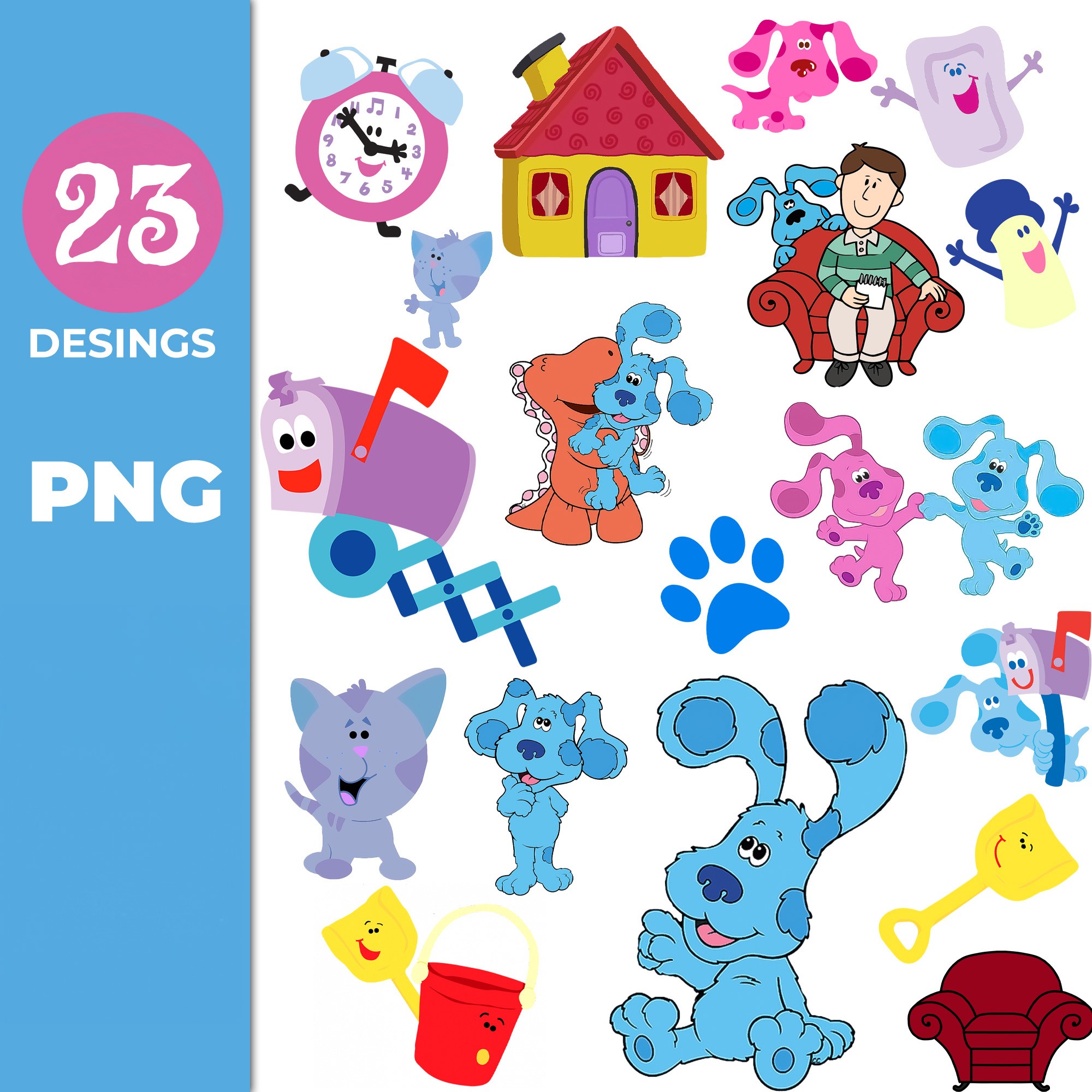 Blue's Clues Cliparts - Blue's Clues Birthday PNG