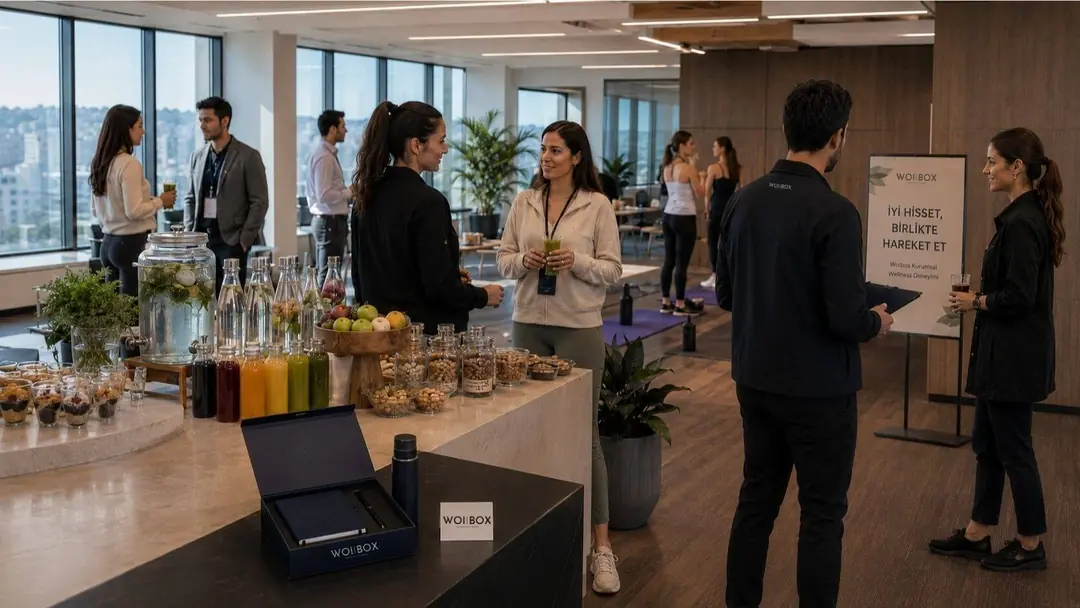 Woibox kurumsal wellness ve etkinlik organizasyonu alanı
