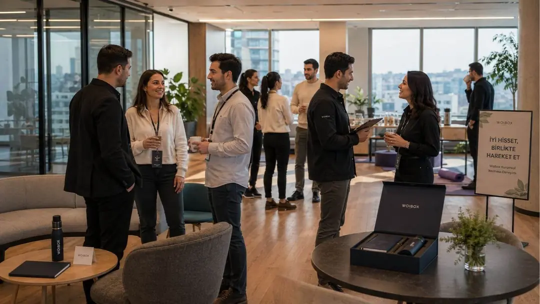 Woibox ekibi saha ve insan odaklı kurumsal hediye süreci yönetimi