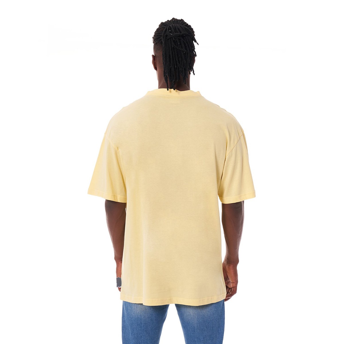 Ghetto Off Limits Born 2 Skate Yellow Oversize T-Shirt TS-20004