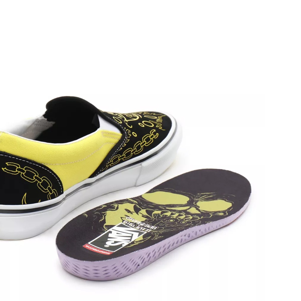 Vans x Spongebob Skate Slip-On Erkek Ayakkabısı VN0A5FCAZAU1