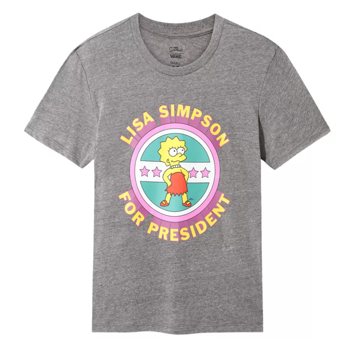 Vans x The Simpsons Lisa 4 Prez T-Shirt VN0A4V4B17G1
