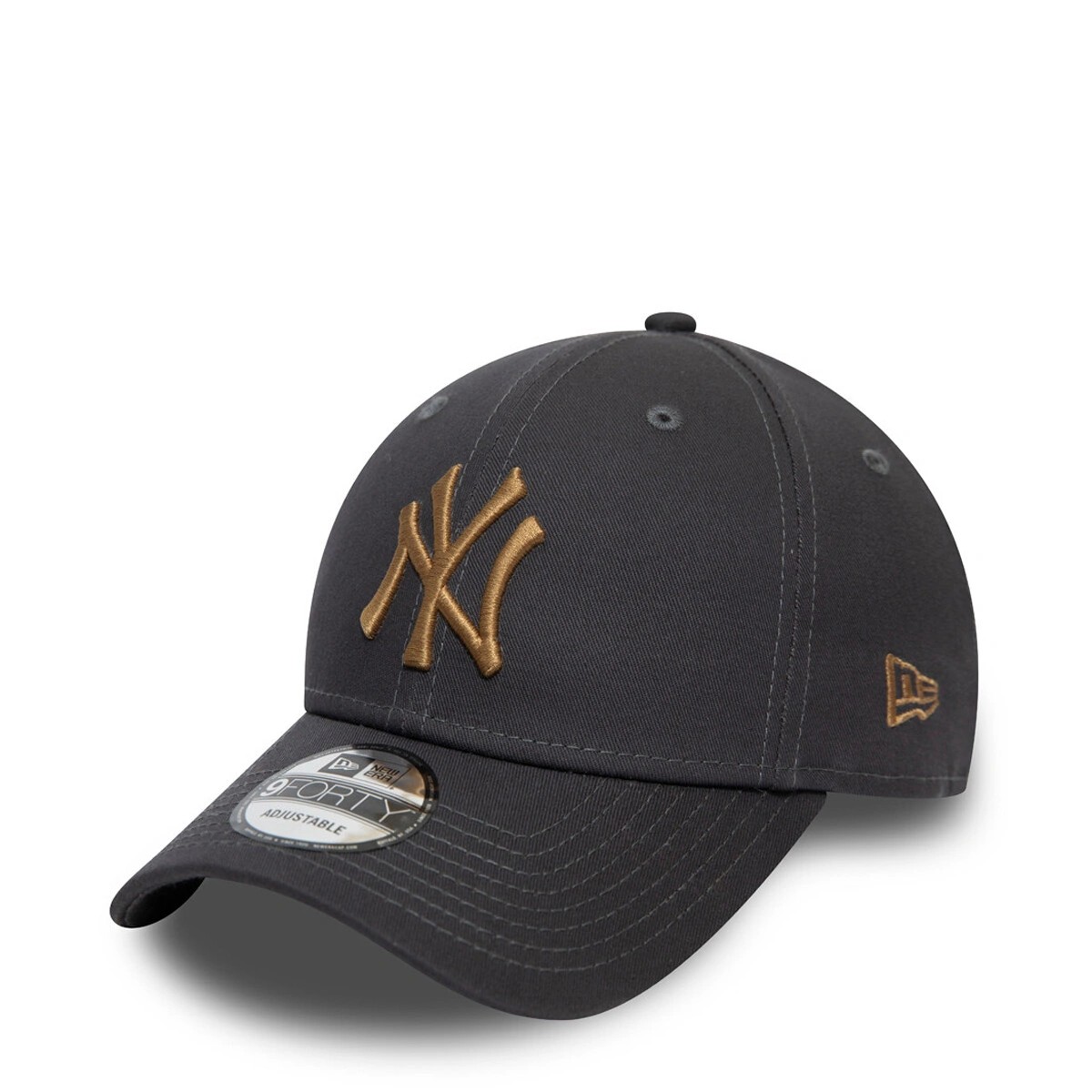 New Era New York Yankees Grey 9FORTY Snapback Şapka 60081143