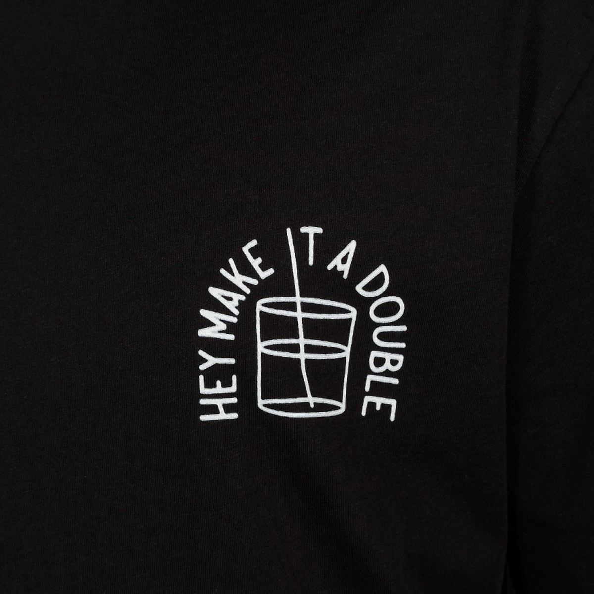 The Dudes Monday Black T-Shirt 1009102