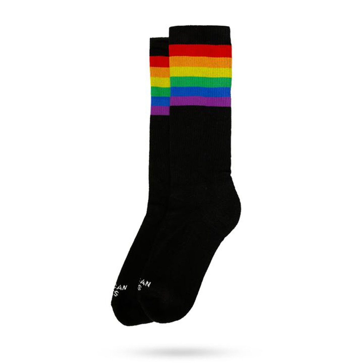 American Socks Rainbow Pride Black Mid High Çorap AS070