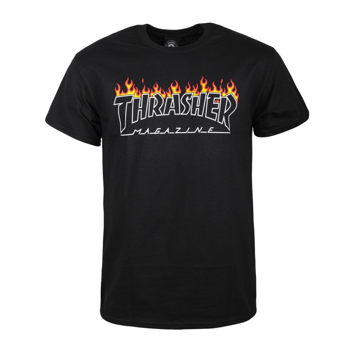 Thrasher Scorched Outline Black T-Shirt 144693