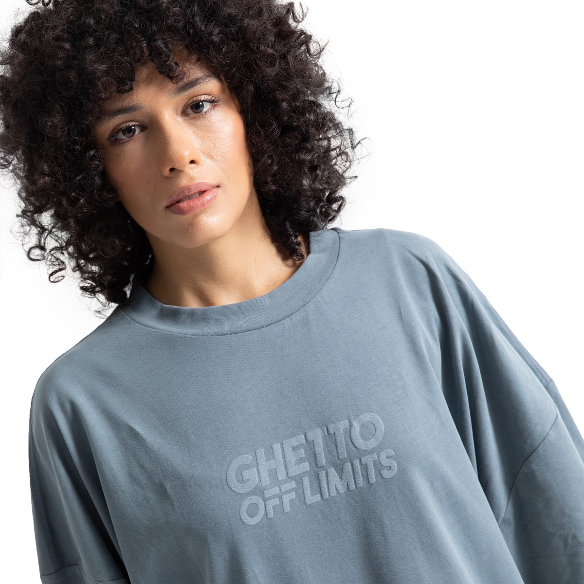 Ghetto Off Limits The Roots Battleship Gray Oversize T-Shirt TS-10001