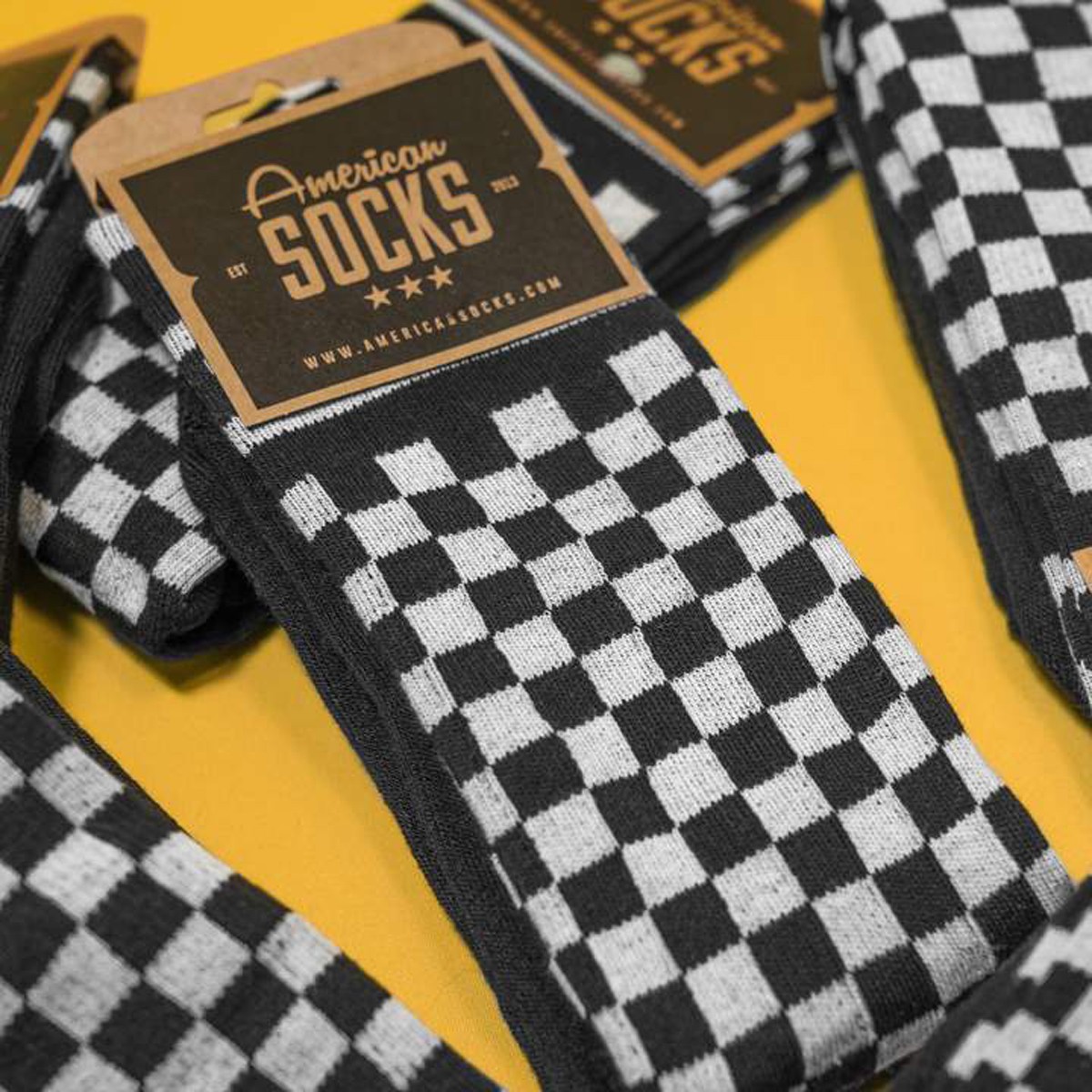 American Socks Checkerboard Mid High Çorap AS141