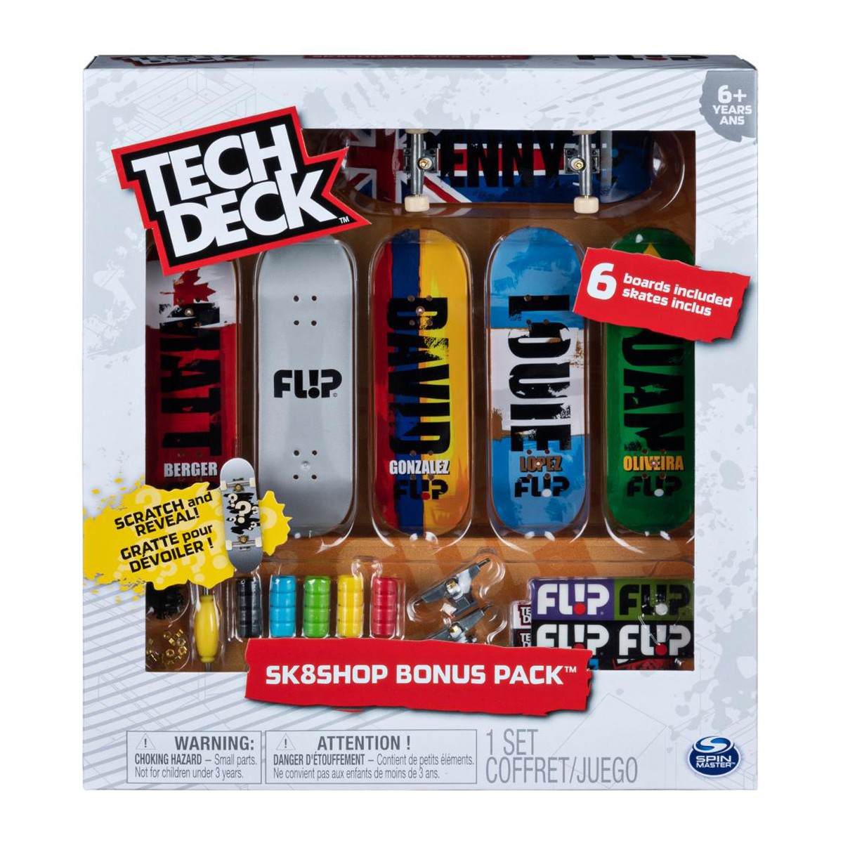 Tech Deck Bonus SK8 6'lı Fingerboard Seti 99495