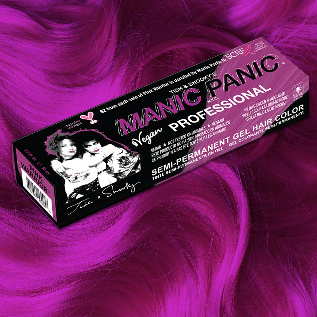 Manic Panic Profesyonel Pink Warrior Jel Saç Boyası J06
