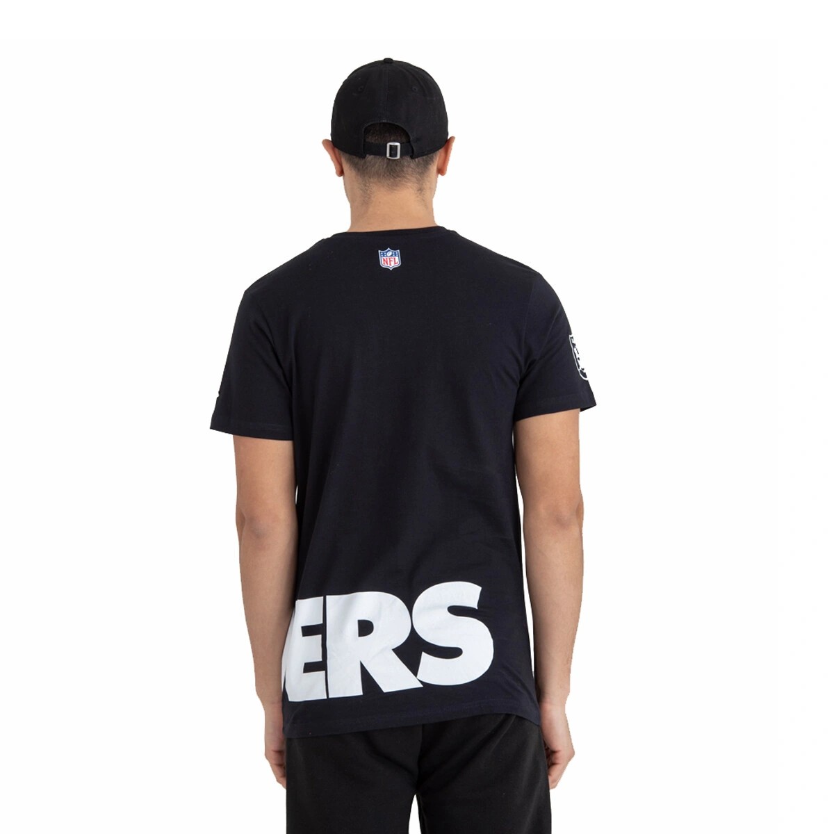 New Era Las Vegas Raiders Wrap Around Black T-Shirt 11859961