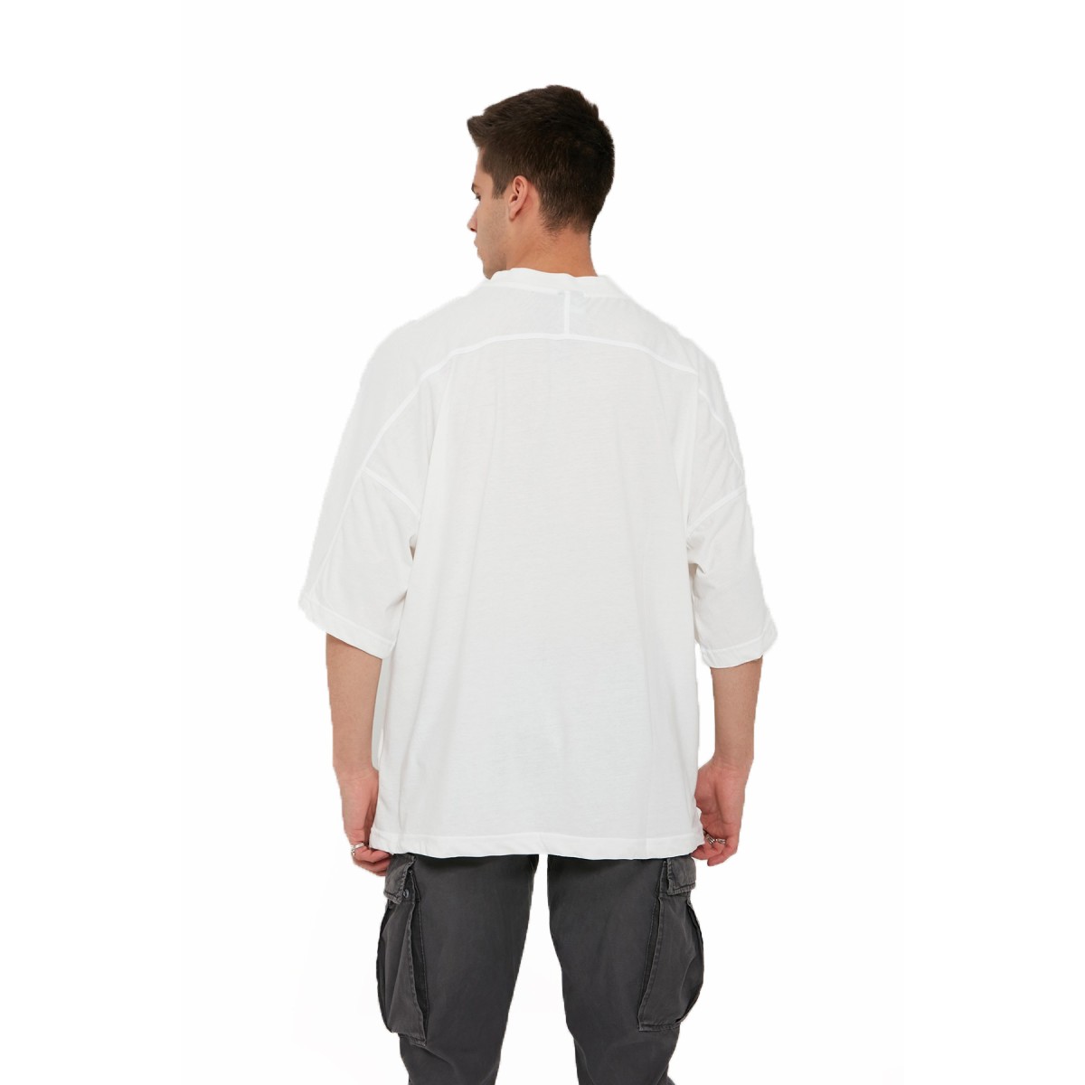 Panelled Oversize T-shirt - TS-10017