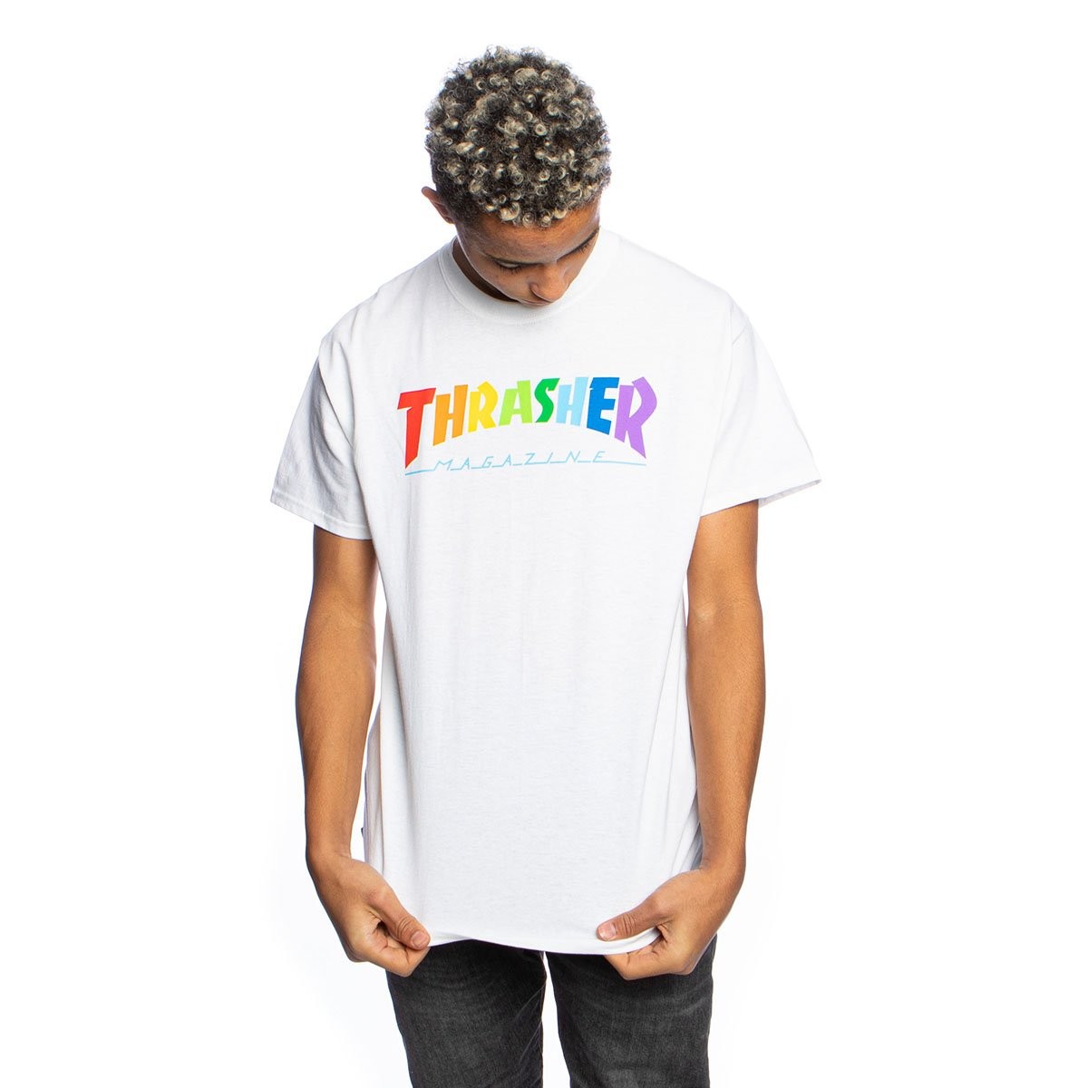 Thrasher Rainbow Mag White T-Shirt 144856
