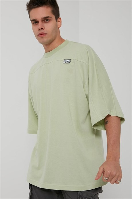 Panelled Oversize T-shirt - TS-10017