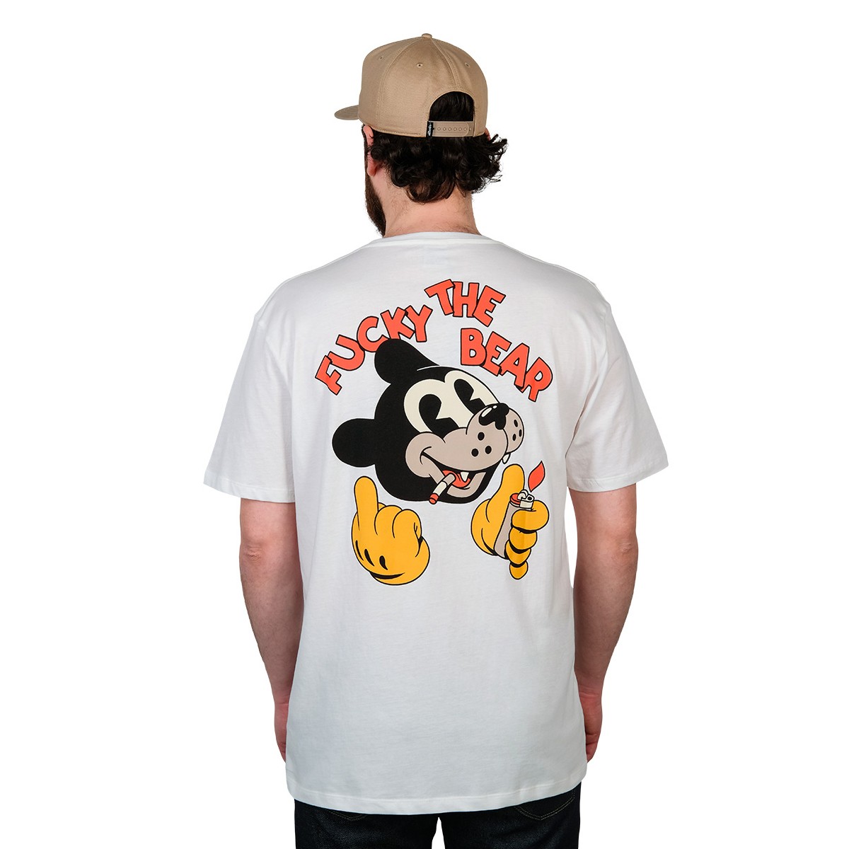The Dudes Fucky Off White T-Shirt 1006129