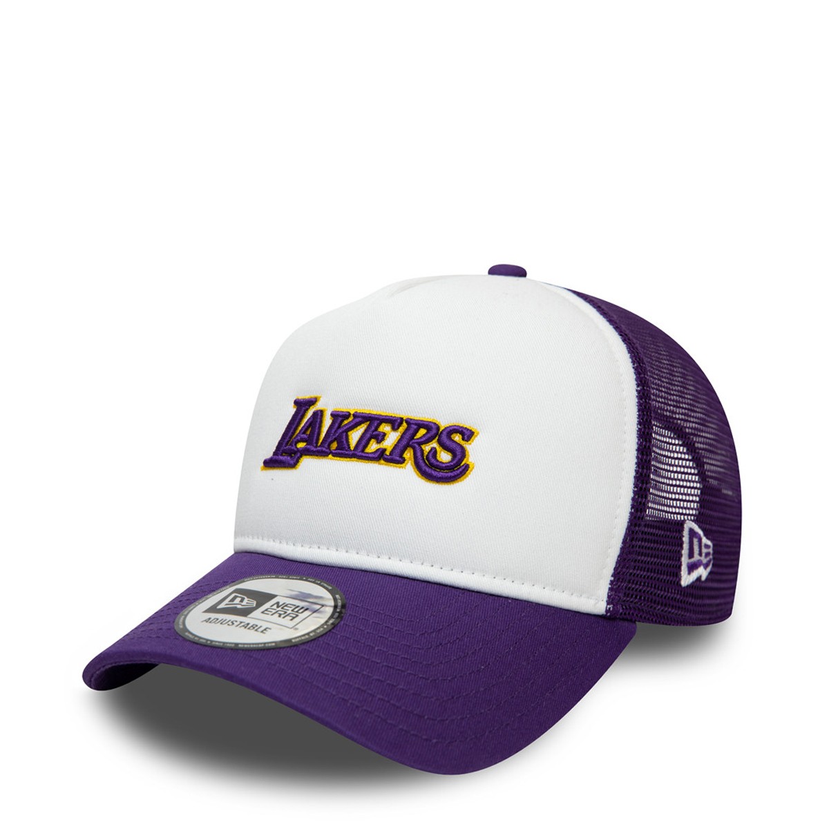 New Era Los Angeles Lakers Purple A-Frame Trucker Şapka 60141674