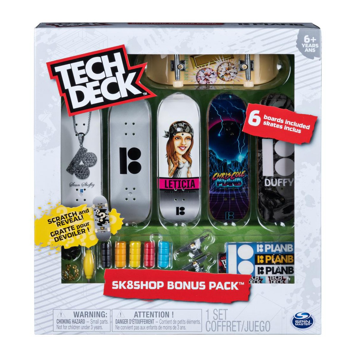 Tech Deck Bonus SK8 6'lı Fingerboard Seti 99495