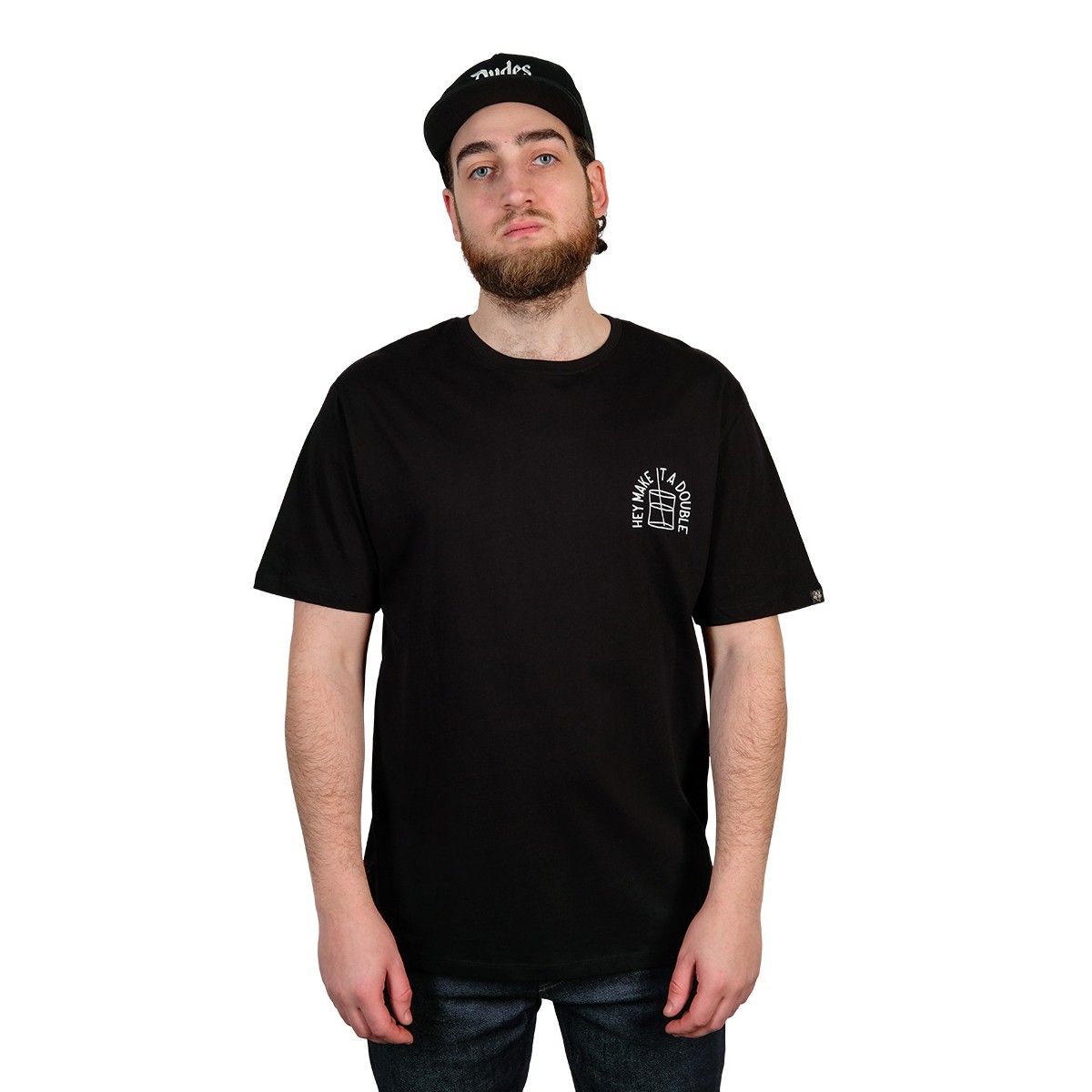 The Dudes Monday Black T-Shirt 1009102