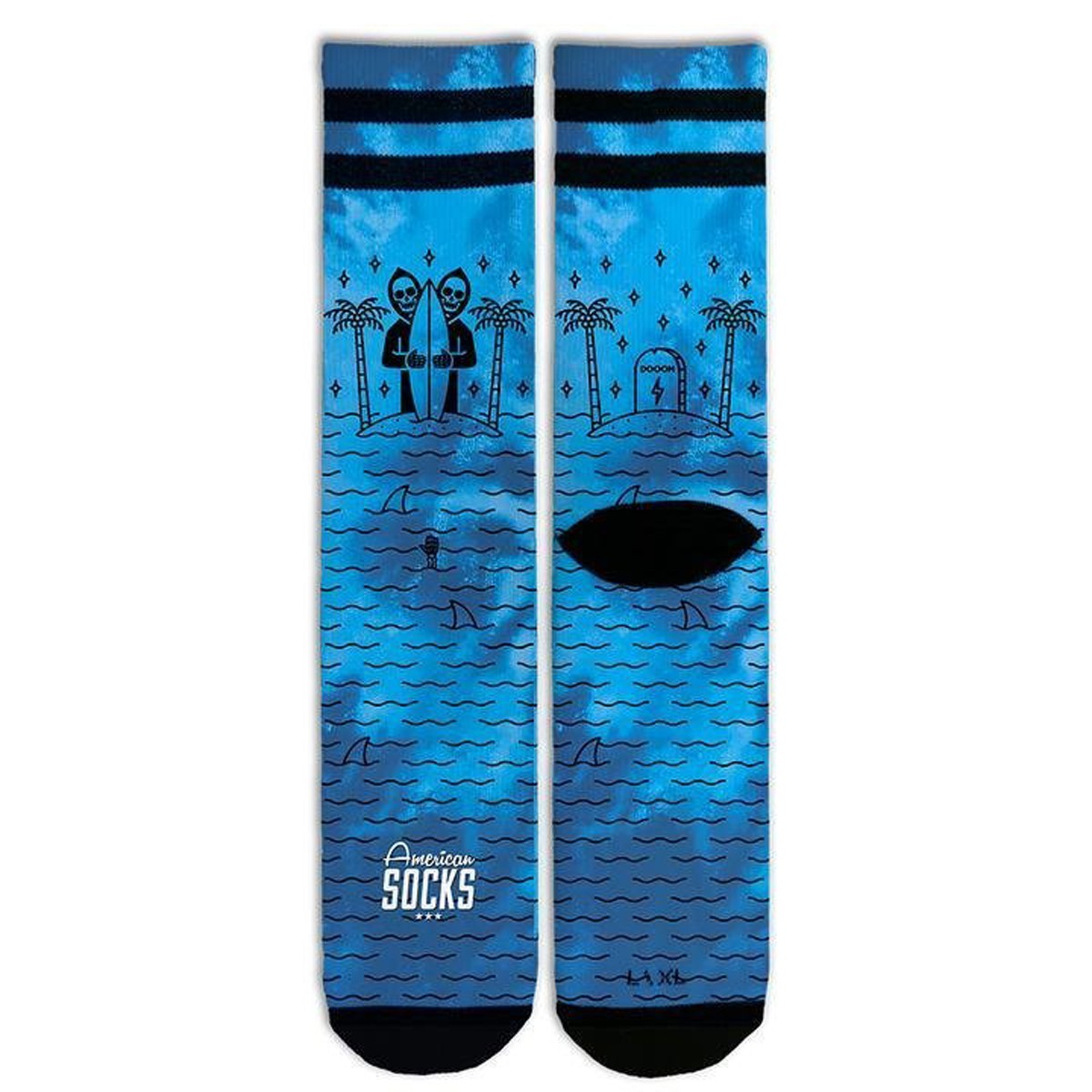 American Socks Surf Reaper Signature Mid High Çorap AS045