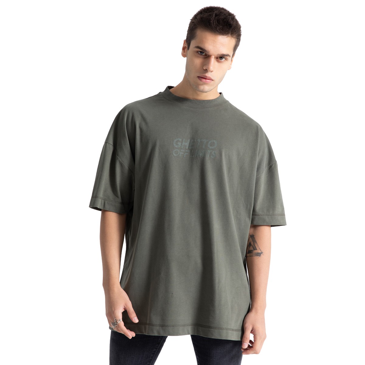 Ghetto Off Limits The Roots Grape Leaf Oversize T-Shirt TS-10001