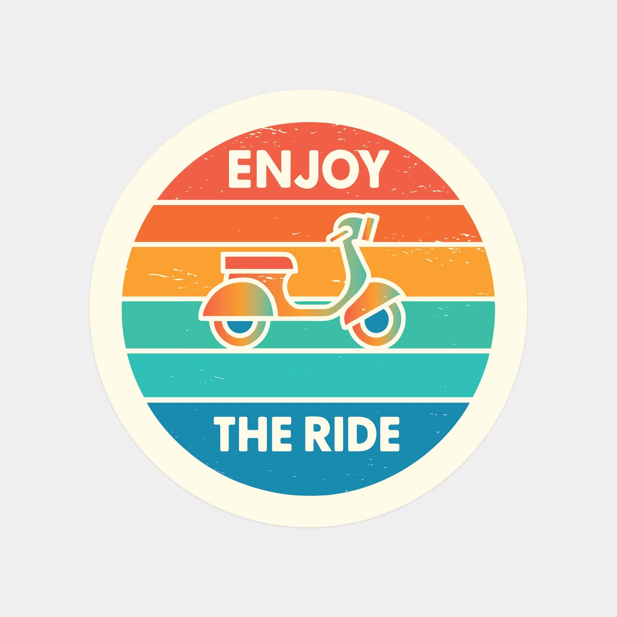 Sticker For Ride Enjoy The Ride Sticker