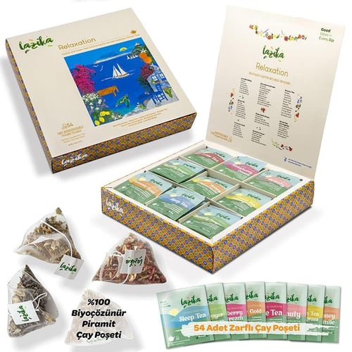 Rahatlama Odakli Bitki Çay Seti 54'lü