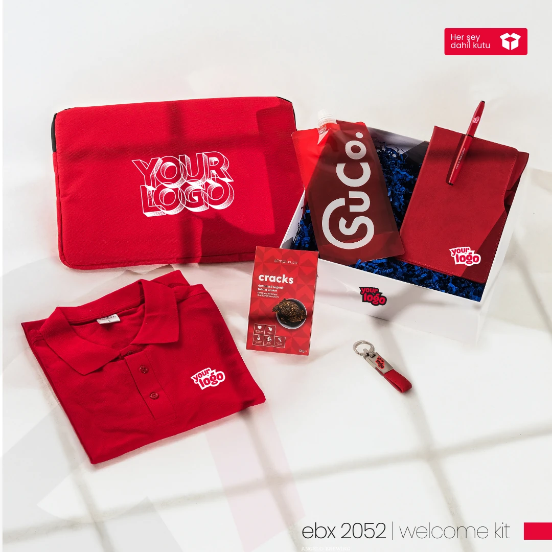 Kırmızı Hoşgeldin Seti 2 - Kurumsal Welcome Kit
